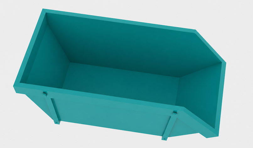 Afvalcontainer 3 m³