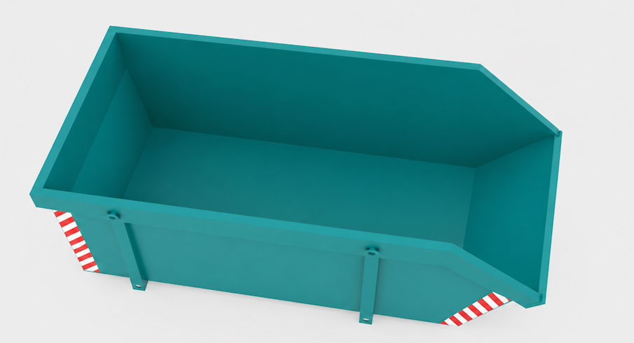Afvalcontainer 6 m³